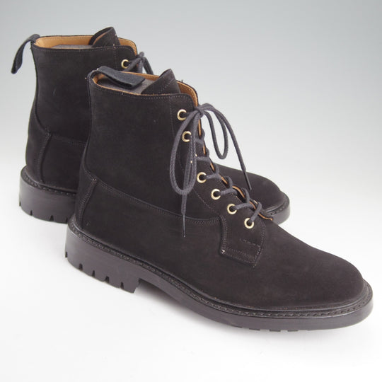 未使用★トリッカーズ SIZE 8【現行定価14万円以上★コマンドソール/BURFORD同系モデル】M9047/スエード/黒/ブーツ/Tricker's★p560