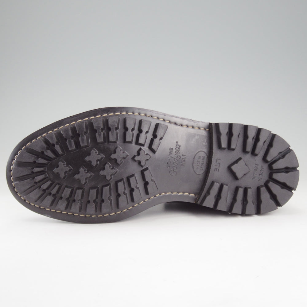 未使用★トリッカーズ SIZE 8【現行定価14万円以上★コマンドソール/BURFORD同系モデル】M9047/スエード/黒/ブーツ/Tricker's★p560