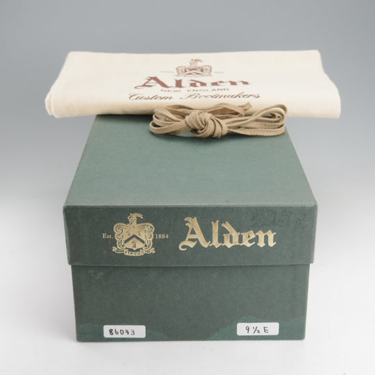 極上★オールデン 9.5E【現行定価17万円以上★クロムエクセルレザー/ナチュラル色/86043】トゥルーバランスラスト/ブーツ/薄茶/ALDEN★o419