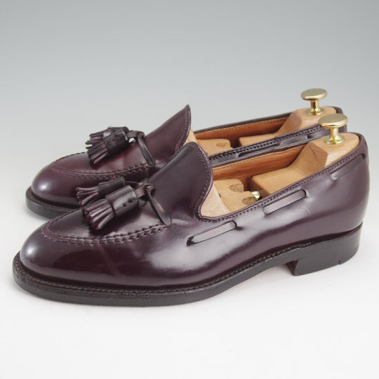 極上★オールデン 6.5E【定価￥217,800-★コードバン仕様/563】アバディーンラスト/タッセルローファー/#8/赤茶/メンズ/ALDEN★n892