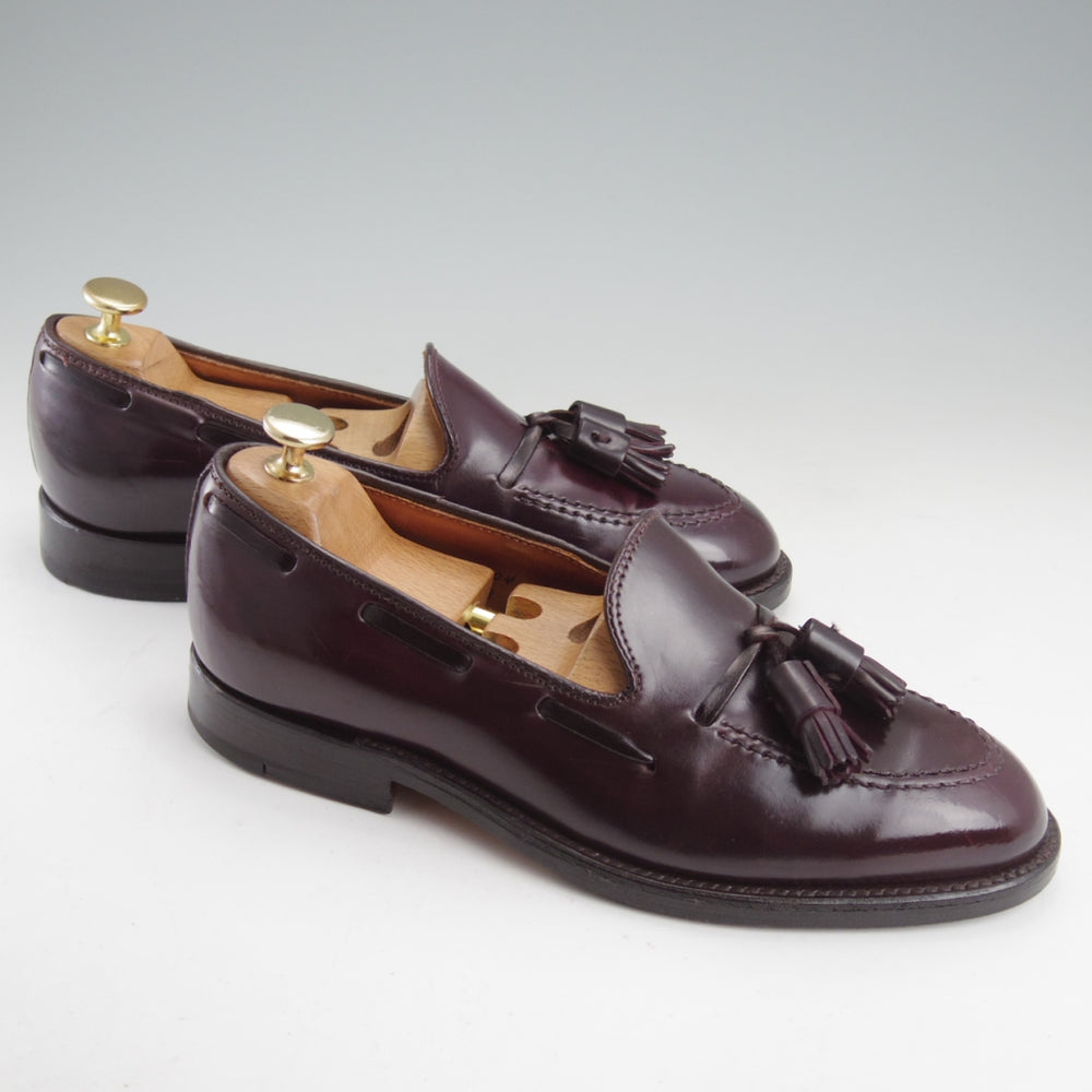 極上★オールデン 6.5E【定価￥217,800-★コードバン仕様/563】アバディーンラスト/タッセルローファー/#8/赤茶/メンズ/ALDEN★n892