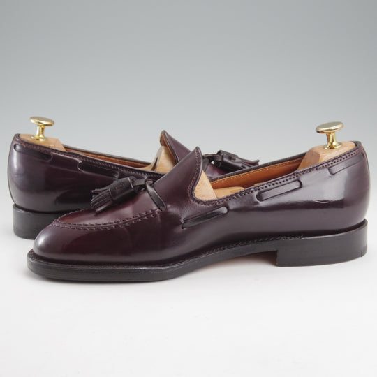 極上★オールデン 6.5E【定価￥217,800-★コードバン仕様/563】アバディーンラスト/タッセルローファー/#8/赤茶/メンズ/ALDEN★n892