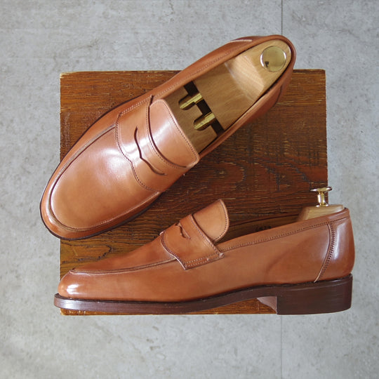 未使用★トリッカーズ SIZE 8【定価￥110,000-★コインローファー/CHICAGO/シカゴ】M6579/カーフ/茶/メンズ/Tricker's★p568