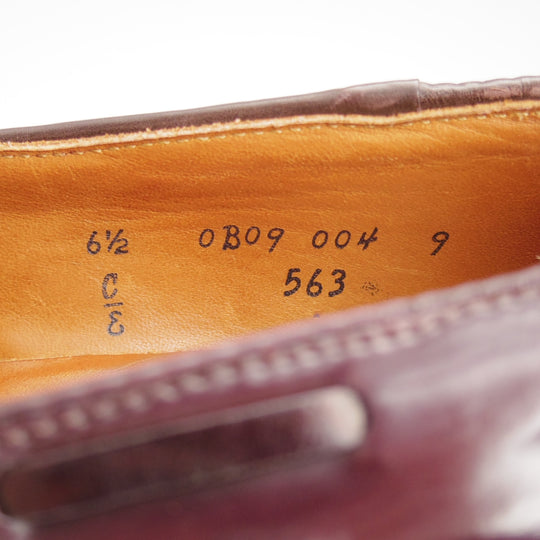 極上★オールデン 6.5E【定価￥217,800-★コードバン仕様/563】アバディーンラスト/タッセルローファー/#8/赤茶/メンズ/ALDEN★n892