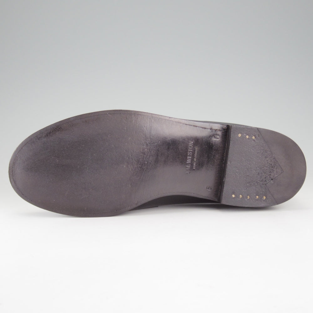 使用数回★J.M.ウエストン 6F【定価￥165,000-★180/コインローファー】41ラスト/ボックスカーフ/黒/メンズ/Weston/ウェストン★o977