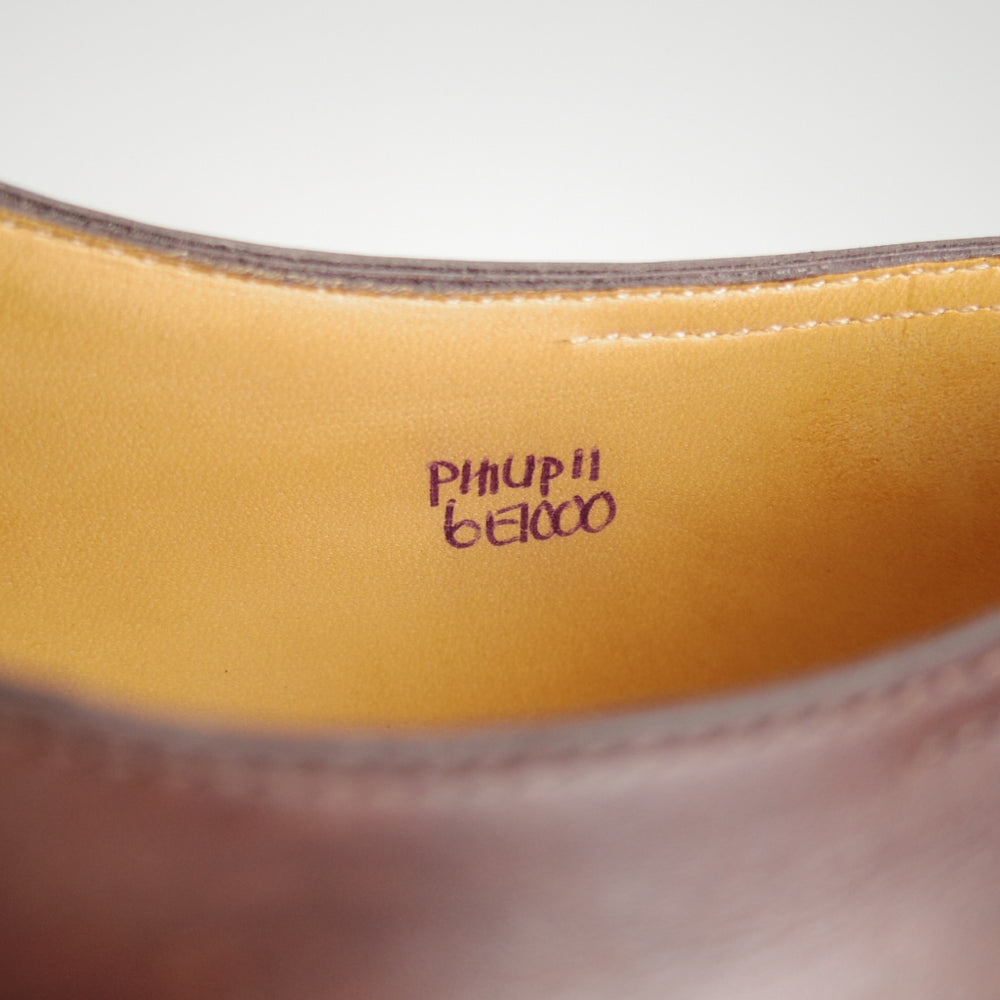美品★ジョンロブ 6E【現行定価￥349,800-★フィリップ2/Philip2/プレステージライン】7000ラスト/ミュージアムカーフ/濃茶/メンズ★o978