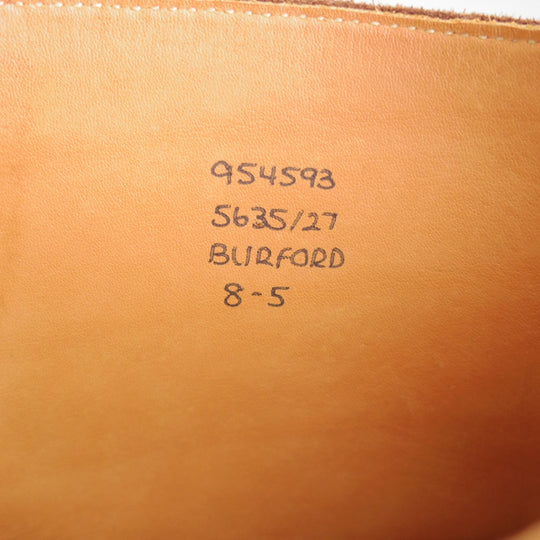 極上★トリッカーズ SIZE 8【定価￥143,000-★(米)TODD SNYDER別注/コマンドソール/BURFORD】M5635/グレインレザー/濃茶/Tricker's★o990