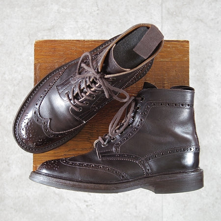 極上★トリッカーズ SIZE 6【定価￥143,000-★ダイナイトソール仕様/MALTON/モールトン】M2508/カントリーブーツ/濃茶/Tricker's★n411