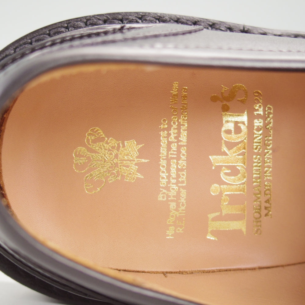 ほぼ試着程度★トリッカーズ SIZE 8.5-4(UK8程度)【定価￥110,000-★ダイナイトソール仕様/直営店(青山)限定/JAMES-J】黒/Tricker's★o424