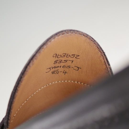 ほぼ試着程度★トリッカーズ SIZE 8.5-4(UK8程度)【定価￥110,000-★ダイナイトソール仕様/直営店(青山)限定/JAMES-J】黒/Tricker's★o424