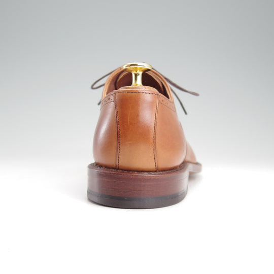 未使用★(米)アレンエドモンズ 8D【現行定価13万円以上★Evanston/クォーターブローグ】カーフ/茶/メンズ/ALLEN EDMONDS★n895