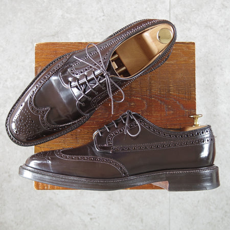 極上★チャーチ 75F/UK7.5【定価￥214,500-★GRAFTON/グラフトン】173ラスト/フルブローグ/濃茶/メンズ/Church's★o986