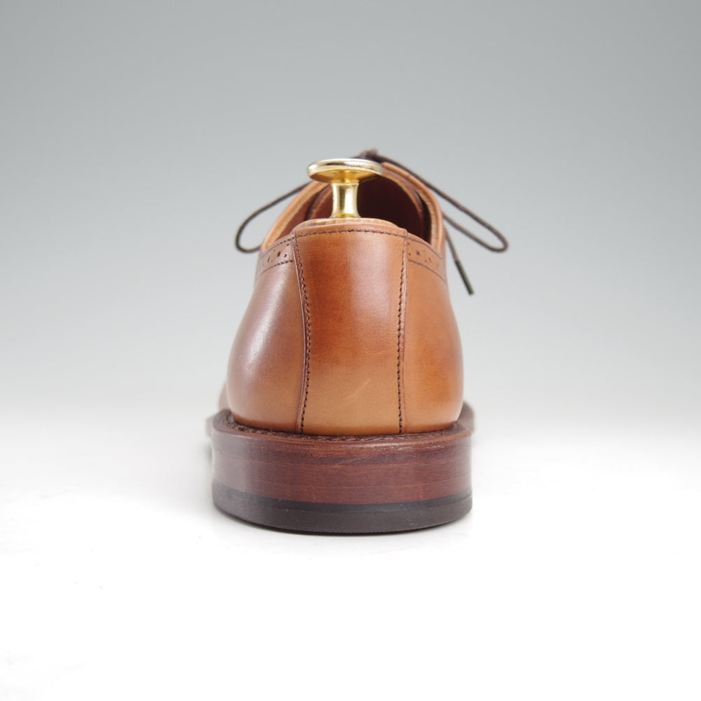 未使用★(米)アレンエドモンズ 8D【現行定価13万円以上★Evanston/クォーターブローグ】カーフ/茶/メンズ/ALLEN EDMONDS★n895