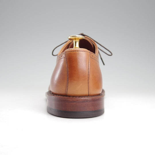 未使用★(米)アレンエドモンズ 8D【現行定価13万円以上★Evanston/クォーターブローグ】カーフ/茶/メンズ/ALLEN EDMONDS★n895