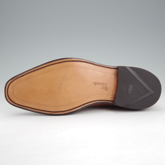 未使用★(米)アレンエドモンズ 8D【現行定価13万円以上★Evanston/クォーターブローグ】カーフ/茶/メンズ/ALLEN EDMONDS★n895