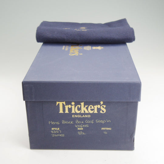 ほぼ試着程度★トリッカーズ SIZE 8.5-4(UK8程度)【定価￥110,000-★ダイナイトソール仕様/直営店(青山)限定/JAMES-J】黒/Tricker's★o424