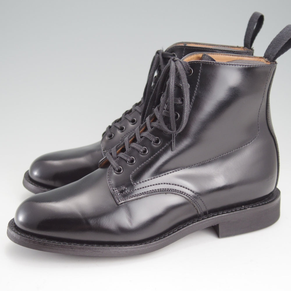 極美品★(英)サンダース(レディース) SIZE 4【定価￥68,200-★コマンドソール/ミリタリーコレクション/1615B】ブーツ/黒/SANDERS★n896