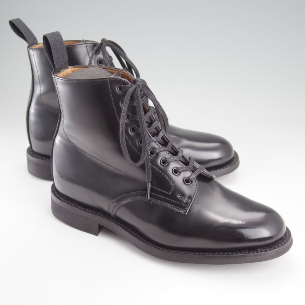 極美品★(英)サンダース(レディース) SIZE 4【定価￥68,200-★コマンドソール/ミリタリーコレクション/1615B】ブーツ/黒/SANDERS★n896