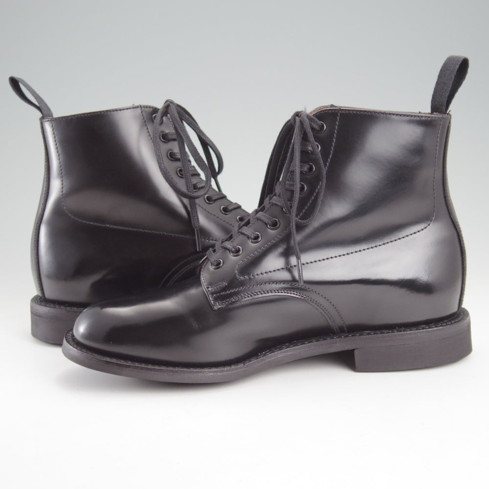 極美品★(英)サンダース(レディース) SIZE 4【定価￥68,200-★コマンドソール/ミリタリーコレクション/1615B】ブーツ/黒/SANDERS★n896