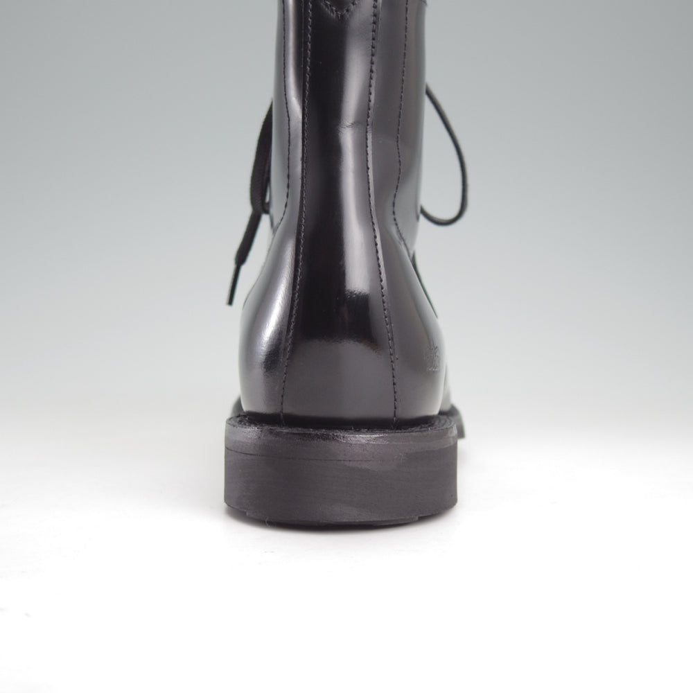極美品★(英)サンダース(レディース) SIZE 4【定価￥68,200-★コマンドソール/ミリタリーコレクション/1615B】ブーツ/黒/SANDERS★n896