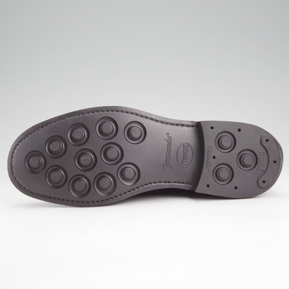 極美品★(英)サンダース(レディース) SIZE 4【定価￥68,200-★コマンドソール/ミリタリーコレクション/1615B】ブーツ/黒/SANDERS★n896