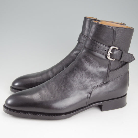 美品★エドワードグリーン 6.5E【定価￥273,900-★ユタカーフ仕様/ジョッパーブーツ/GRESHAM】82ラスト/UTAH/黒/メンズ/EDWARD GREEN★o426