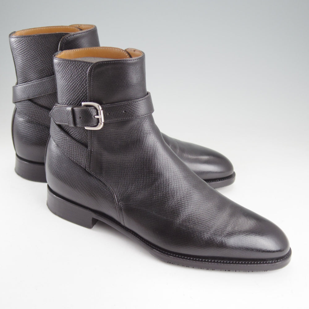 美品★エドワードグリーン 6.5E【定価￥273,900-★ユタカーフ仕様/ジョッパーブーツ/GRESHAM】82ラスト/UTAH/黒/メンズ/EDWARD GREEN★o426