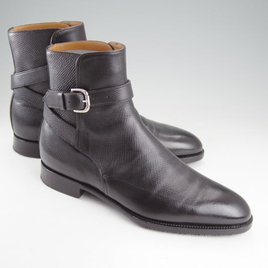 美品★エドワードグリーン 6.5E【定価￥273,900-★ユタカーフ仕様/ジョッパーブーツ/GRESHAM】82ラスト/UTAH/黒/メンズ/EDWARD GREEN★o426