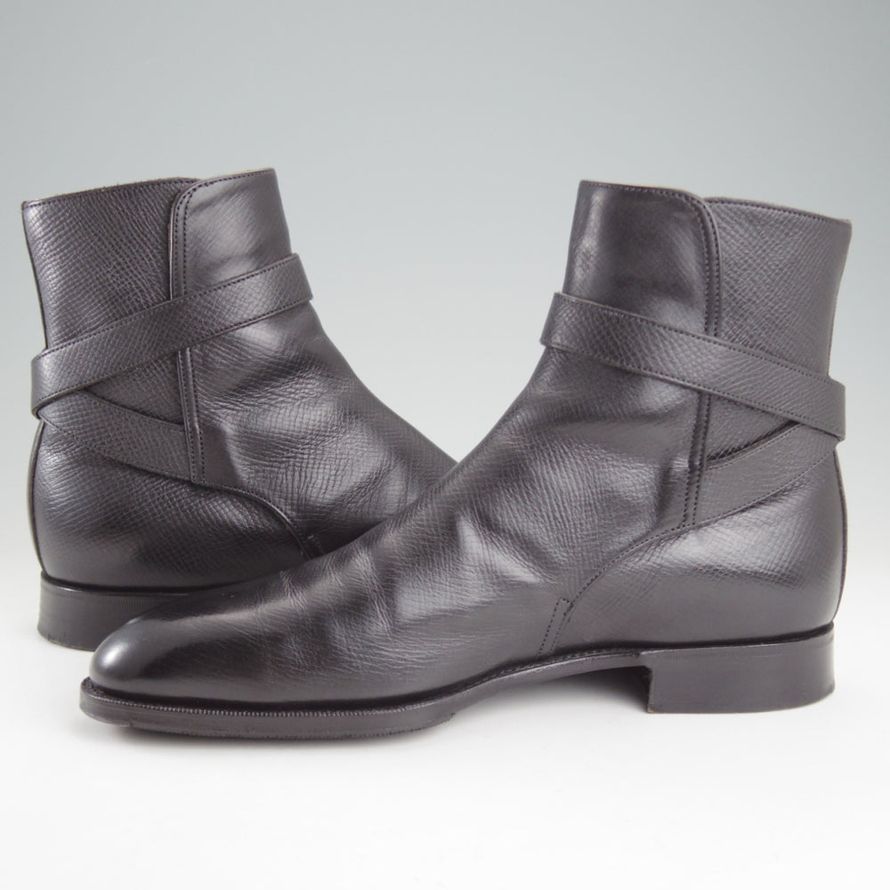 美品★エドワードグリーン 6.5E【定価￥273,900-★ユタカーフ仕様/ジョッパーブーツ/GRESHAM】82ラスト/UTAH/黒/メンズ/EDWARD GREEN★o426