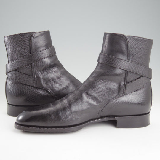 美品★エドワードグリーン 6.5E【定価￥273,900-★ユタカーフ仕様/ジョッパーブーツ/GRESHAM】82ラスト/UTAH/黒/メンズ/EDWARD GREEN★o426