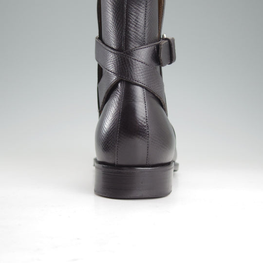 美品★エドワードグリーン 6.5E【定価￥273,900-★ユタカーフ仕様/ジョッパーブーツ/GRESHAM】82ラスト/UTAH/黒/メンズ/EDWARD GREEN★o426