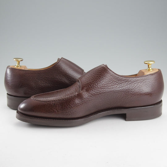 未使用★エドワードグリーン 8.5E【モデル定価￥258,500-★ドーバーのダブルモンクタイプ/FULHAM】202ラスト/濃茶/EDWARD GREEN★o427