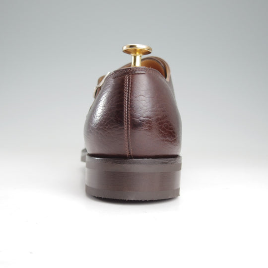 未使用★エドワードグリーン 8.5E【モデル定価￥258,500-★ドーバーのダブルモンクタイプ/FULHAM】202ラスト/濃茶/EDWARD GREEN★o427