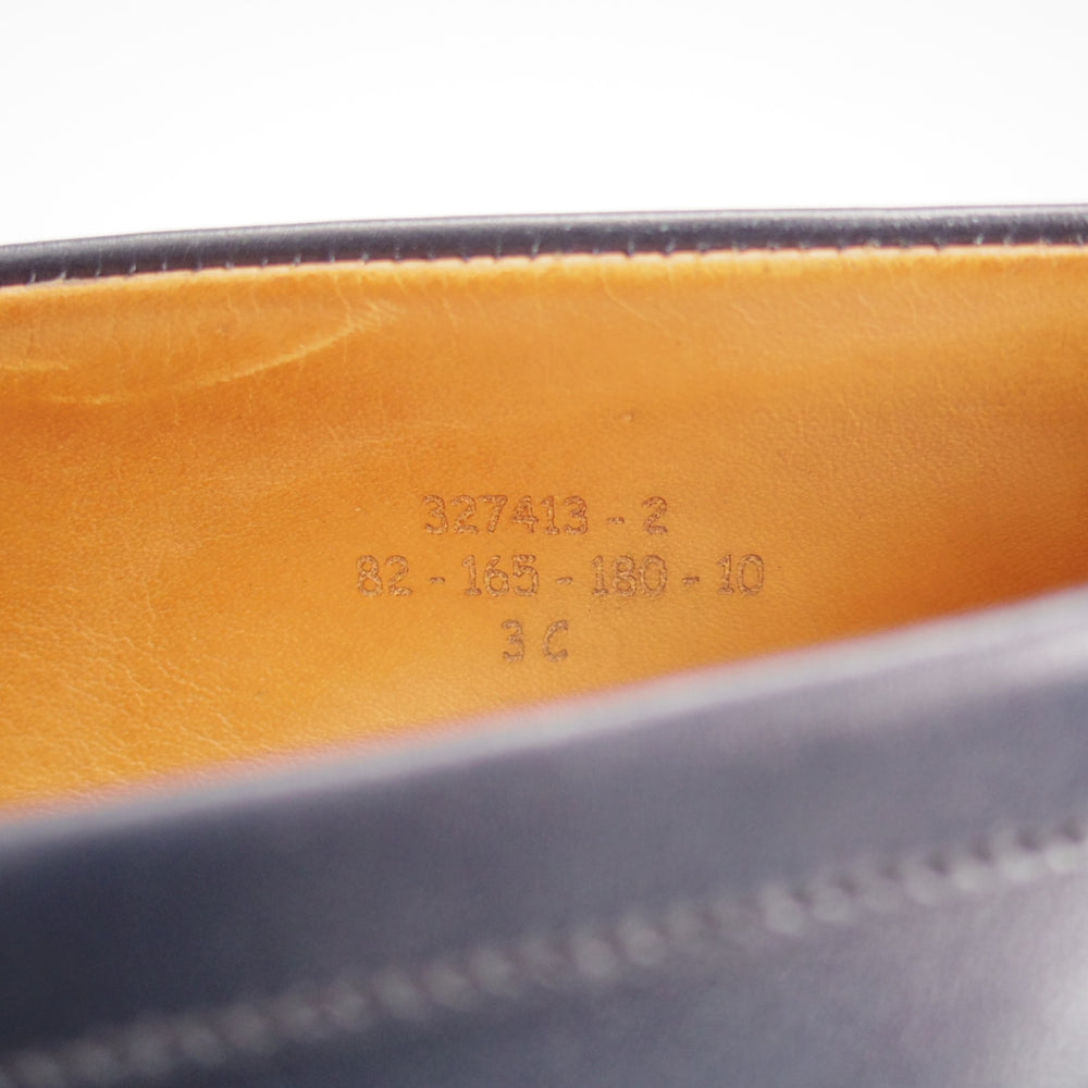 極上★J.M.ウエストン(レディース) 3C【現行定価￥156,200-★純正ツリー付/コインローファー/180】82ラスト/紺/Weston/ウェストン★n897