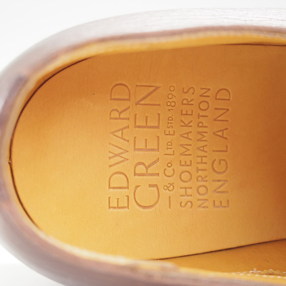 未使用★エドワードグリーン 8.5E【モデル定価￥258,500-★ドーバーのダブルモンクタイプ/FULHAM】202ラスト/濃茶/EDWARD GREEN★o427