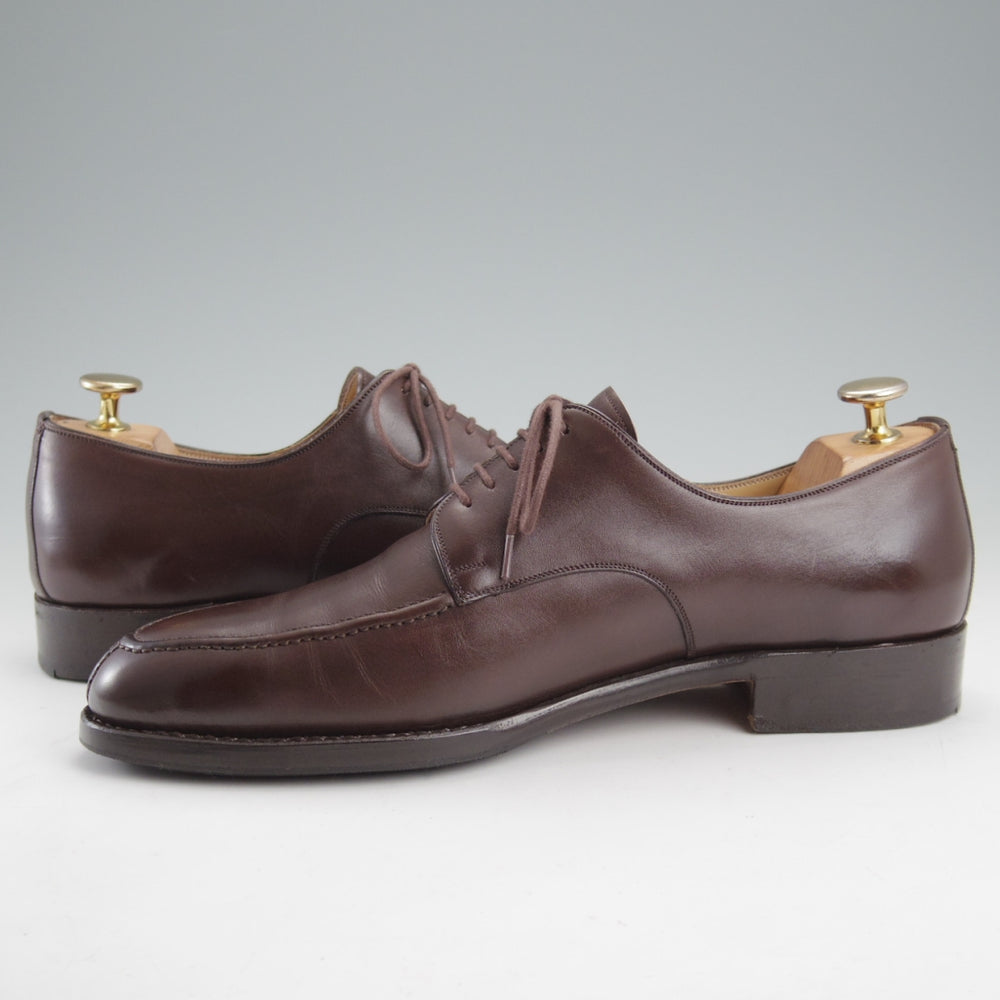 極上★(東欧)VASS/ヴァーシュ SIZE 40【国内定価15万円以上★純正シューツリー付き/Uチップ】カーフ/濃茶/メンズ★n898