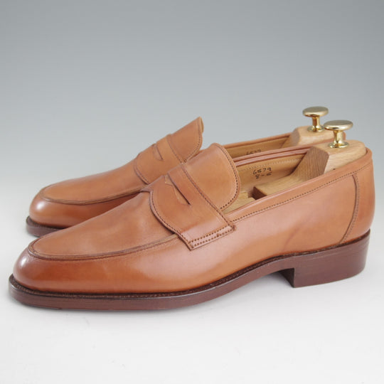 未使用★トリッカーズ SIZE 8【定価￥110,000-★コインローファー/CHICAGO/シカゴ】M6579/カーフ/茶/メンズ/Tricker's★p568