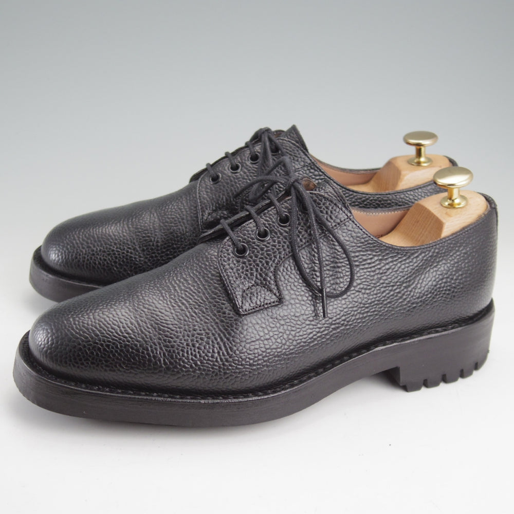 美品★(英)チーニー 6F【現行定価9万円以上★ヴェルトショーン製法/ツリー付/MALVERN C】コマンドソール/4436ラスト/黒/CHEANEY★n899