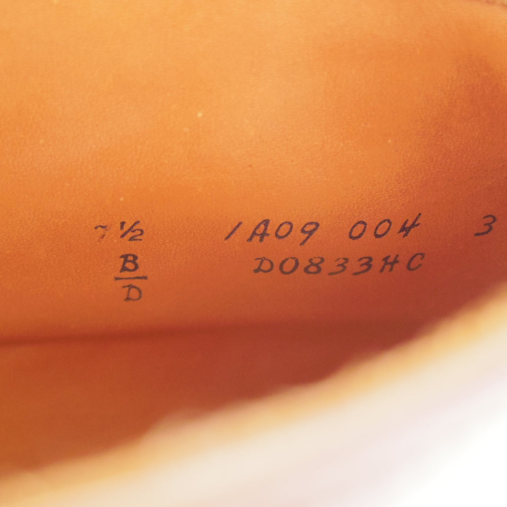 未使用★オールデン 7.5D【貴重★ウイスキーコードバン/茶】D0833HC/グラントラスト/レースアップブーツ/メンズ/ALDEN★o440