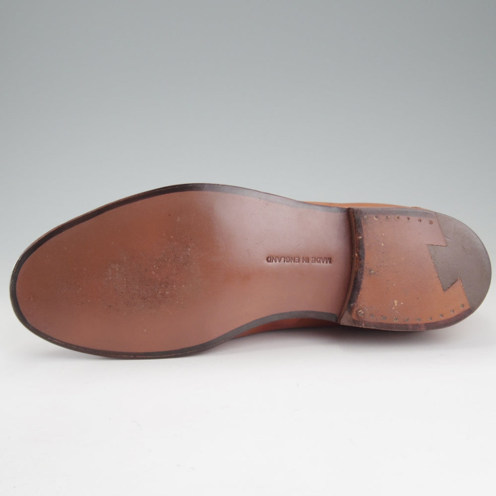 未使用★トリッカーズ SIZE 8【定価￥110,000-★コインローファー/CHICAGO/シカゴ】M6579/カーフ/茶/メンズ/Tricker's★p568