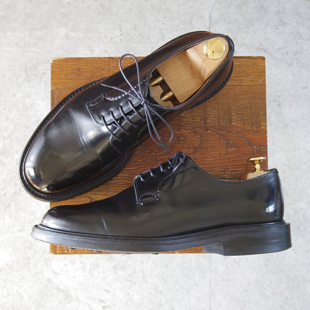 極上★チャーチ 70F/UK7【定価￥192,500-★ダイナイトソール仕様/SHANNON R/シャノン】103ラスト/プレーントゥ/黒/メンズ/Church's★o432