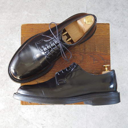 極上★チャーチ 70F/UK7【定価￥192,500-★ダイナイトソール仕様/SHANNON R/シャノン】103ラスト/プレーントゥ/黒/メンズ/Church's★o432