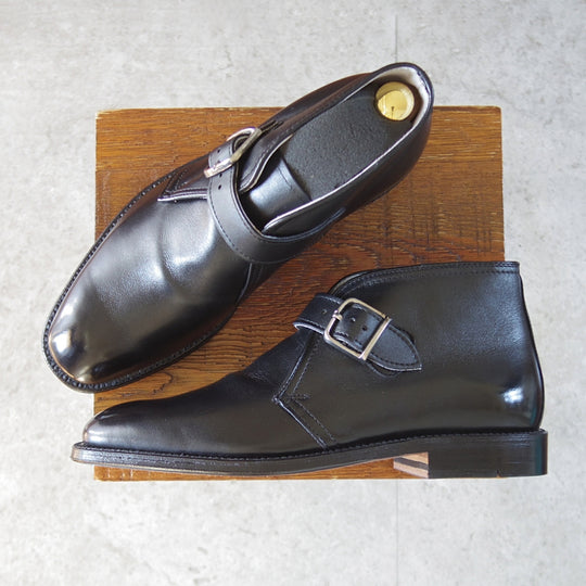 未使用★オールデン 7.5D【現行定価17万円以上★ジョージブーツ/D9705】プラザラスト/レディカーフ/黒/メンズ/ALDEN★o436