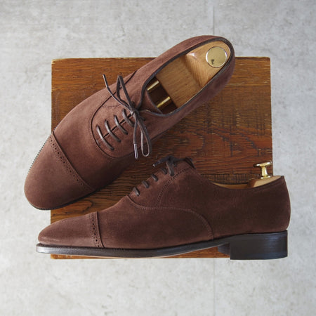 未使用★ジョンロブ 6.5E【定価￥349,800-★フィリップ2/Philip2/プレステージライン】7000ラスト/スエード/濃茶/JOHN LOBB★o441