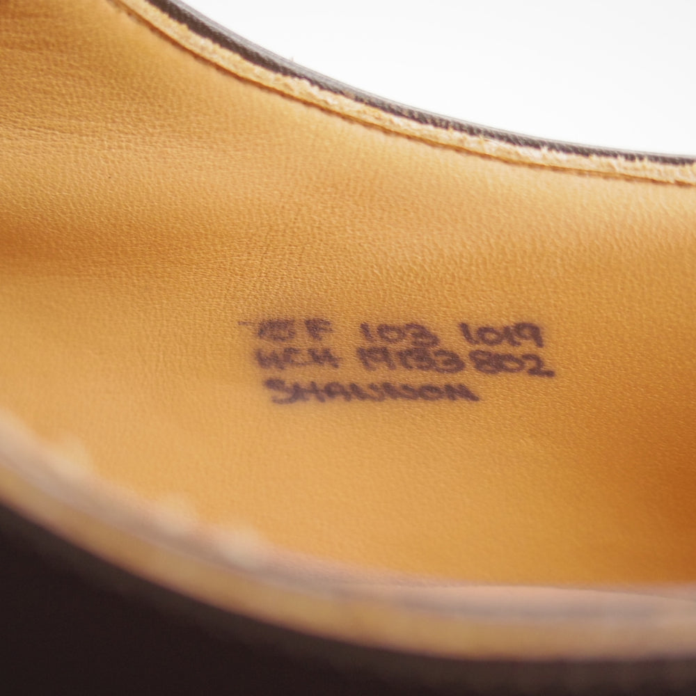 極上★チャーチ 75F/UK7.5【定価￥192,500-★SHANNON/シャノン】103ラスト/プレーントゥ/LIGHT EBONY/濃茶/メンズ/Church's★n900