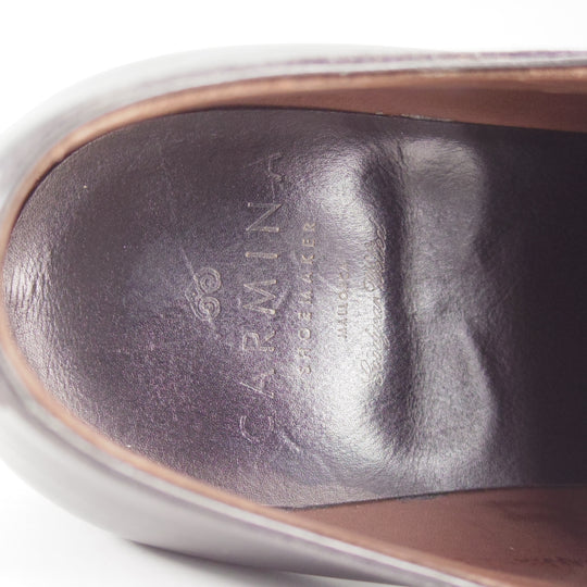 極上★(スペイン製)カルミナ SIZE 6.5【定価￥94,600-★ストレートチップ/80386】RAINラスト/カーフ/黒/メンズ/CARMINA★o984