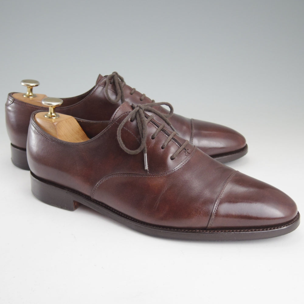 極上★ジョンロブ 7E【定価￥240,900-★CITY 2/シティ/7000ラスト】ミュージアムカーフ/ストレートチップ/濃茶/メンズ/JOHN LOBB★p571