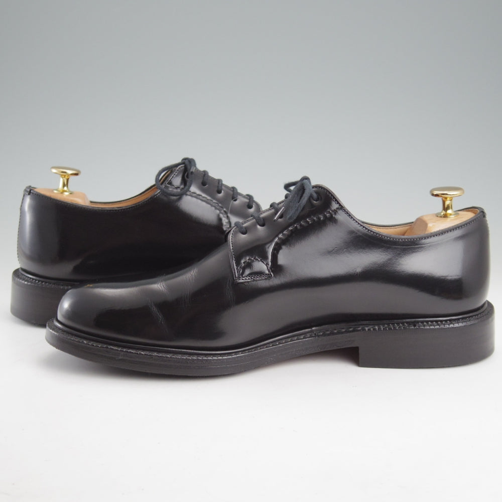 極上★チャーチ 75F/UK7.5【定価￥192,500-★SHANNON/シャノン】103ラスト/プレーントゥ/黒/メンズ/Church's★n901