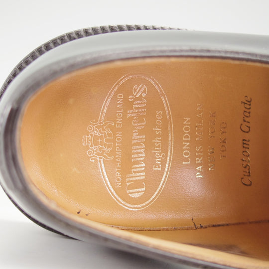 極上★チャーチ 75F/UK7.5【定価￥192,500-★SHANNON/シャノン】103ラスト/プレーントゥ/黒/メンズ/Church's★n901