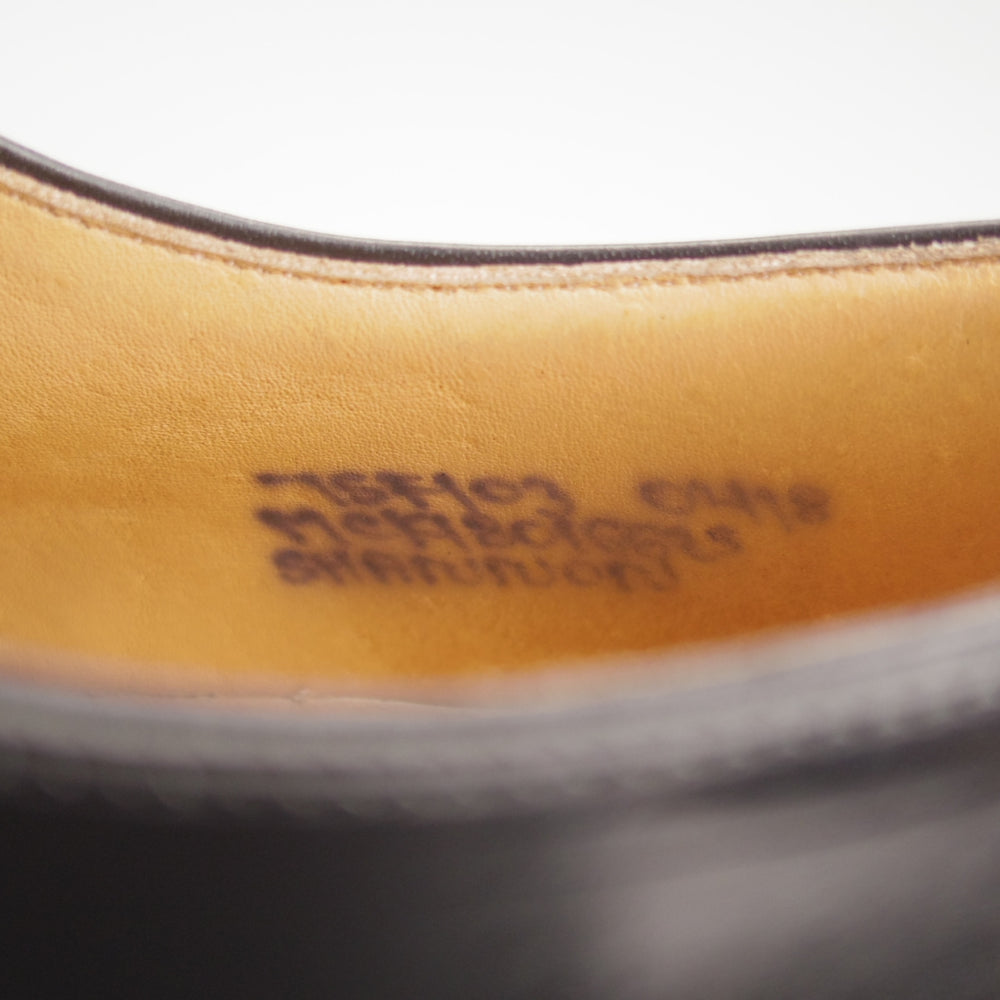 極上★チャーチ 75F/UK7.5【定価￥192,500-★SHANNON/シャノン】103ラスト/プレーントゥ/黒/メンズ/Church's★n901
